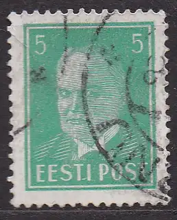 Estland, Mi-Nr. 115 gest., Staatspräsident Päts