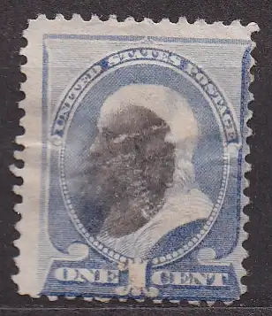 USA, Mi-Nr. 53 gest., Benjamin Franklin