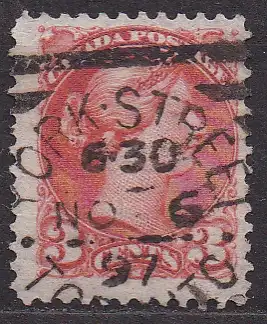 Kanada, Mi-Nr. 28 c A gest., Königin Victoria