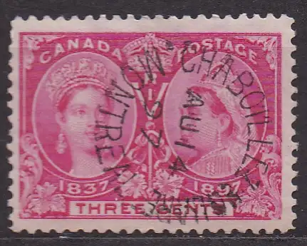 Kanada, Mi-Nr. 41 gest., 60. Thronjubiläum von Königin Victoria