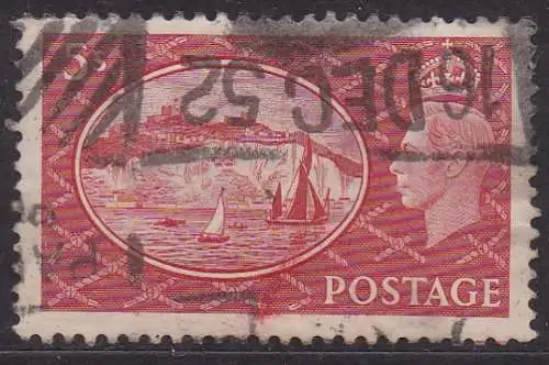 Großbritannien, Mi-Nr. 252 gest., Kreidefelsen von Dover