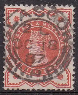 Großbritannien, Mi-Nr. 86 gest., Königin Viktoria
