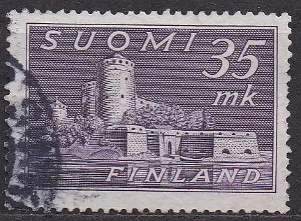 Finnland, Mi-Nr. 360 gest., Burg Olavinlinna