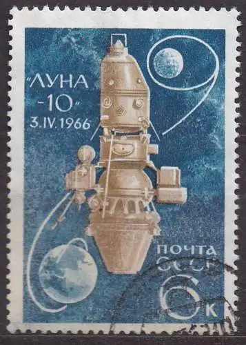 Sowjetunion, Mi-Nr. 3240 gest., Erfolge der Weltraumforschung