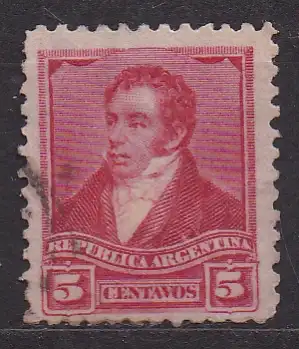 Argentinien, Mi-Nr. 87 gest., Persönlichkeiten