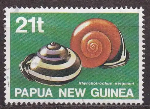 Papua Neuguinea, Mi-Nr. 631 gest., Schnecke