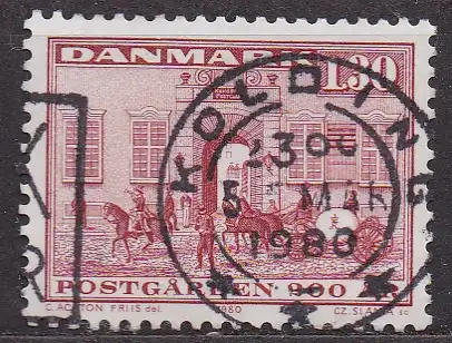 Dänemark, Mi-Nr. 697 gest., 200 Jahre Postamt in der Köbmagergade in Kopenhagen
