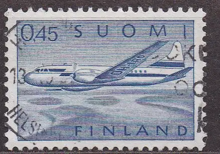 Finnland, Mi-Nr. 563 gest., Flugzeug Convair 440
