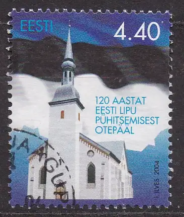 Estland, Mi-Nr. 490 gest., 120 Jahre Nationalflagge