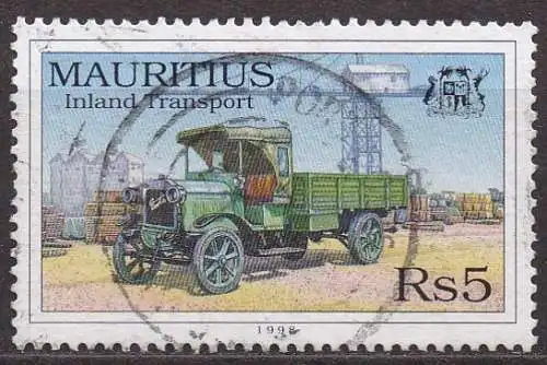 Mauritius, Mi-Nr. 857 gest., historischer Lastwagen