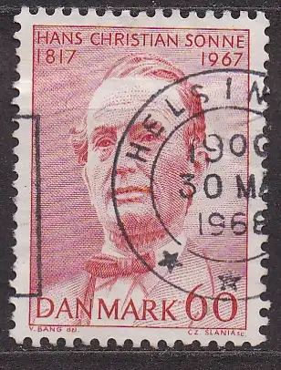 Dänemark, Mi-Nr. 464 gest., 150. Geburtstag von Hans Christian Sonne