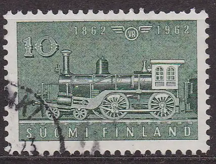 Finnland, Mi-Nr. 543 gest., 100 Jahre Finnische Staatseisenbahnen