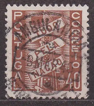 Portugal, Mi-Nr. 587 gest., "Alles für die Nation"