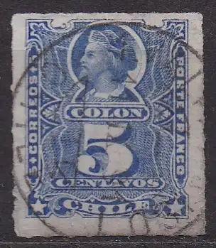 Chile, Mi-Nr. 34 gest., Christoph Kolumbus