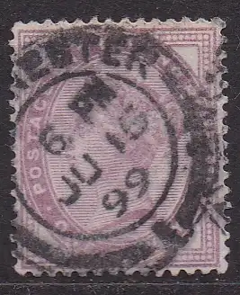 Großbritannien, Mi-Nr. 65 II gest., Königin Viktoria