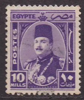 Ägypten - Königreich, Mi-Nr. 273 gest., König Faruk