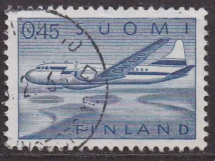 Finnland, Mi-Nr. 563 gest., Flugzeug Convair 440