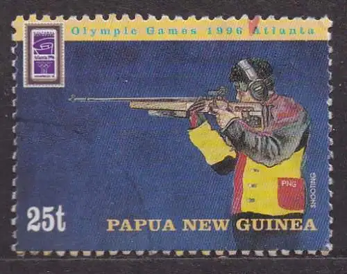Papua Neuguinea, Mi-Nr. 777 gest., Olympische Sommerspiele 1996 Atlanta