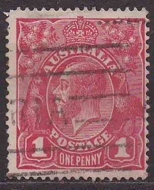 Australien, Mi-Nr. 30 X A I gest., König Georg V.