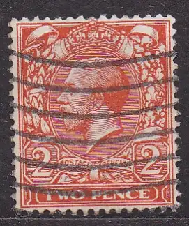 Großbritannien, Mi-Nr. 130 I X a  gest., König Georg V.