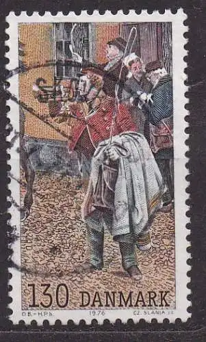 Dänemark, Mi-Nr. 628 gest., Internationale Briefmarkenausstellung HAFNIA ´76