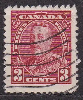 Kanada, Mi-Nr. 186 A gest., König Georg V.
