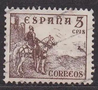 Spanien, Mi-Nr. 766 IV gest., Cid zu Pferde