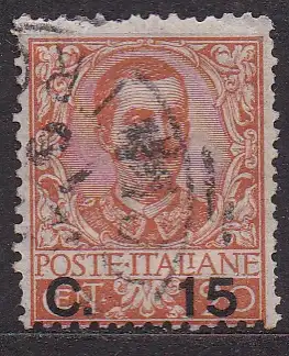 Italien, Mi-Nr. 86 gest., König Viktor Emanuel III.