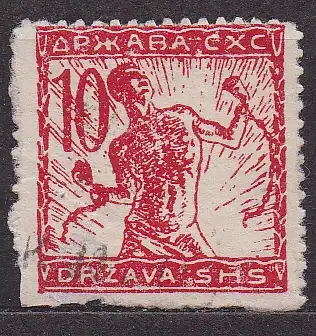 Jugoslawien, Mi-Nr. 101 II C gest., Freimarke