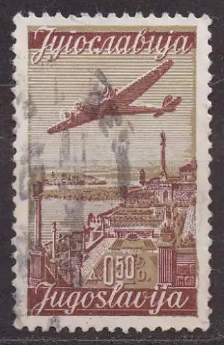 Jugoslawien, Mi-Nr. 515 II gest., Flugpostmarke