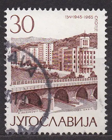 Jugoslawien, Mi-Nr. 1107 gest., Skopje