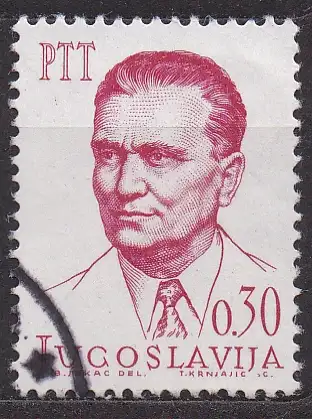 Jugoslawien, Mi-Nr. 1143 gest., Staatspräsident Josip B. Tito