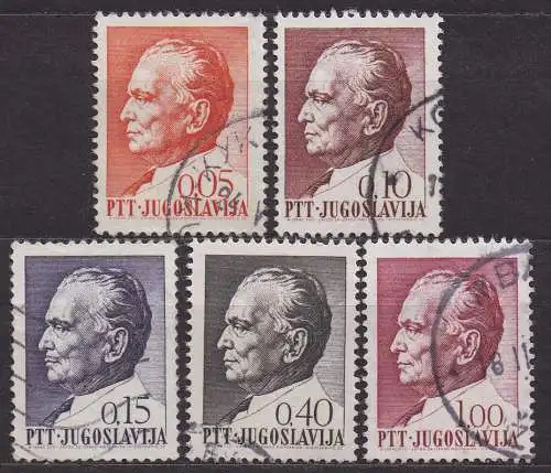Jugoslawien, Mi-Nr. 694 gest., 75. Geburtstag von Präsident Josip B. Tito