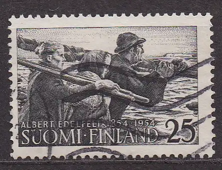 Finnland, Mi-Nr. 433 gest., 100. Geburtstag von Albert Edelfelt