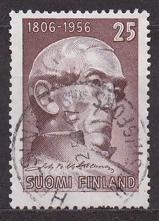 Finnland, Mi-Nr. 455 gest., 150. Geburtstag von Johan Vilhelm Snellman
