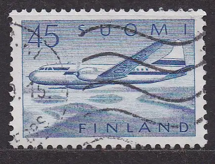 Finnland, Mi-Nr. 512 gest., Flugzeug