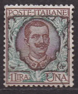 Italien, Mi-Nr. 83 gest., König Viktor Emanuel III.