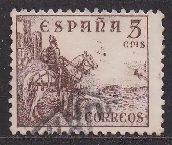Spanien, Mi-Nr. 766 IV gest., Cid zu Pferde