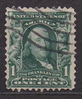USA, Mi-Nr. 138 gest., Benjamin Franklin