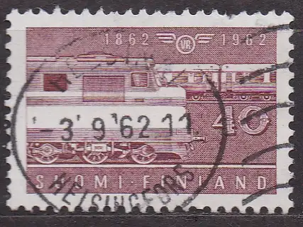 Finnland, Mi-Nr. 545 gest., 100 Jahre Finnische Staatseisenbahnen