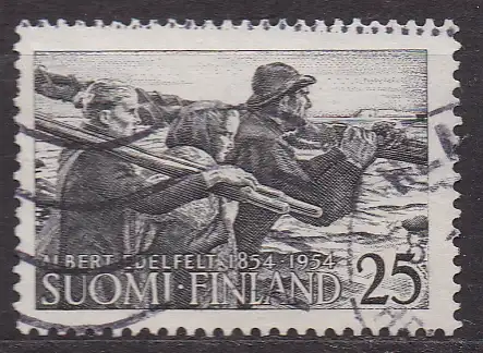 Finnland, Mi-Nr. 433 gest., 100. Geburtstag von Albert Edelfelt