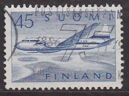 Finnland, Mi-Nr. 512 gest., Flugzeug