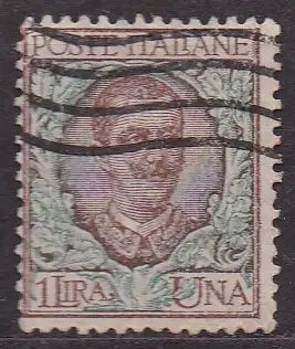 Italien, Mi-Nr. 83 gest., König Viktor Emanuel III.
