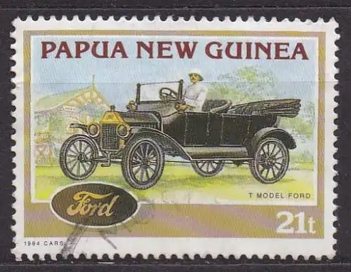 Papua Neuguinea, Mi-Nr. 708 gest., Oldtimer Ford T-Modell