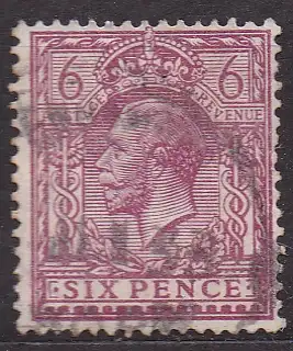 Großbritannien, Mi-Nr. 162 X gest., König Georg V.