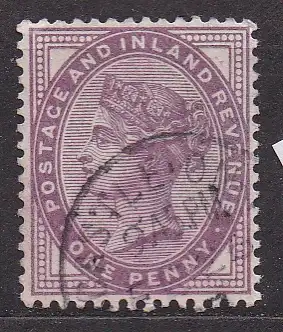 Großbritannien, Mi-Nr. 65 II gest., Königin Viktoria