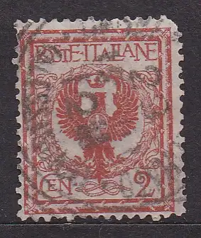 Italien, Mi-Nr. 75 gest., Adler mit Wappenschild
