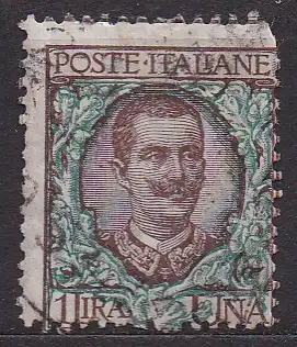 Italien, Mi-Nr. 83 gest., König Viktor Emanuel III.
