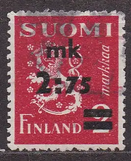 Finnland, Mi-Nr. 229 gest., Wappenlöwe