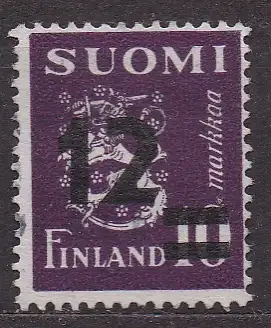 Finnland, Mi-Nr. 348 gest., Wappenlöwe
